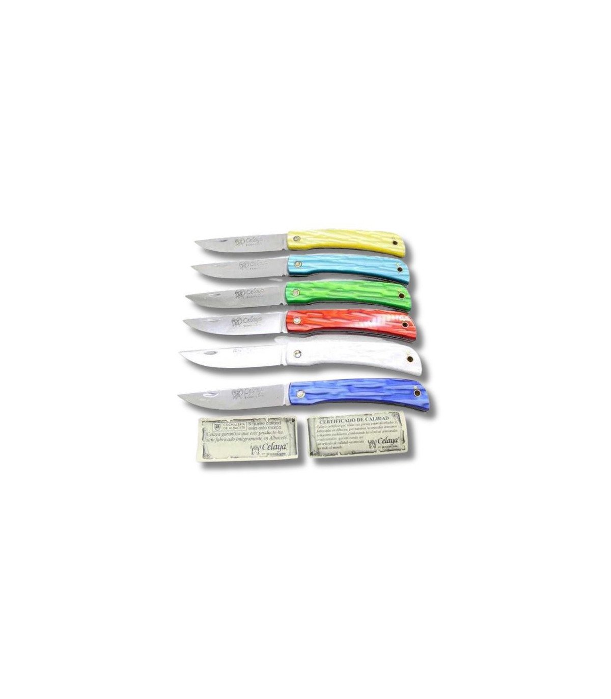 NAVAJA ARTESANA "CAMPAÑA ACRÍLICO CELESTE" CELAYA por 25,10 €