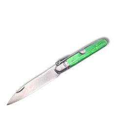NAVAJA ARTESANA CELULOIDE VERDE R.BUSTOS 4