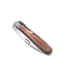 NAVAJA ARTESANA CELULOIDE MARRON R.BUSTOS 7B