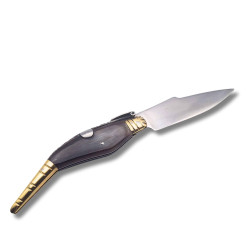 NAVAJA ARTESANA ESPADA TORO R.BUSTOS 15A