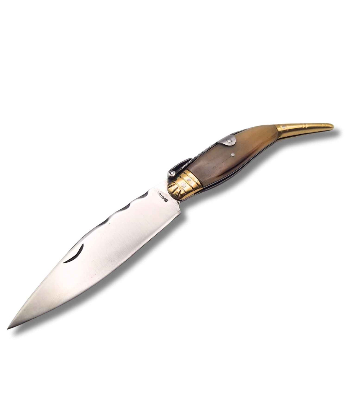 NAVAJA ARTESANA ESPADA TORO R.BUSTOS 14