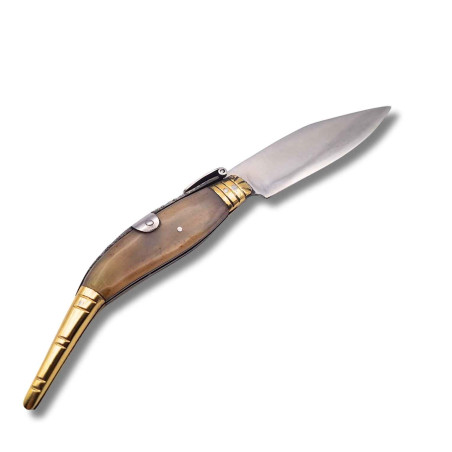 NAVAJA ARTESANA ESPADA TORO R.BUSTOS 14A