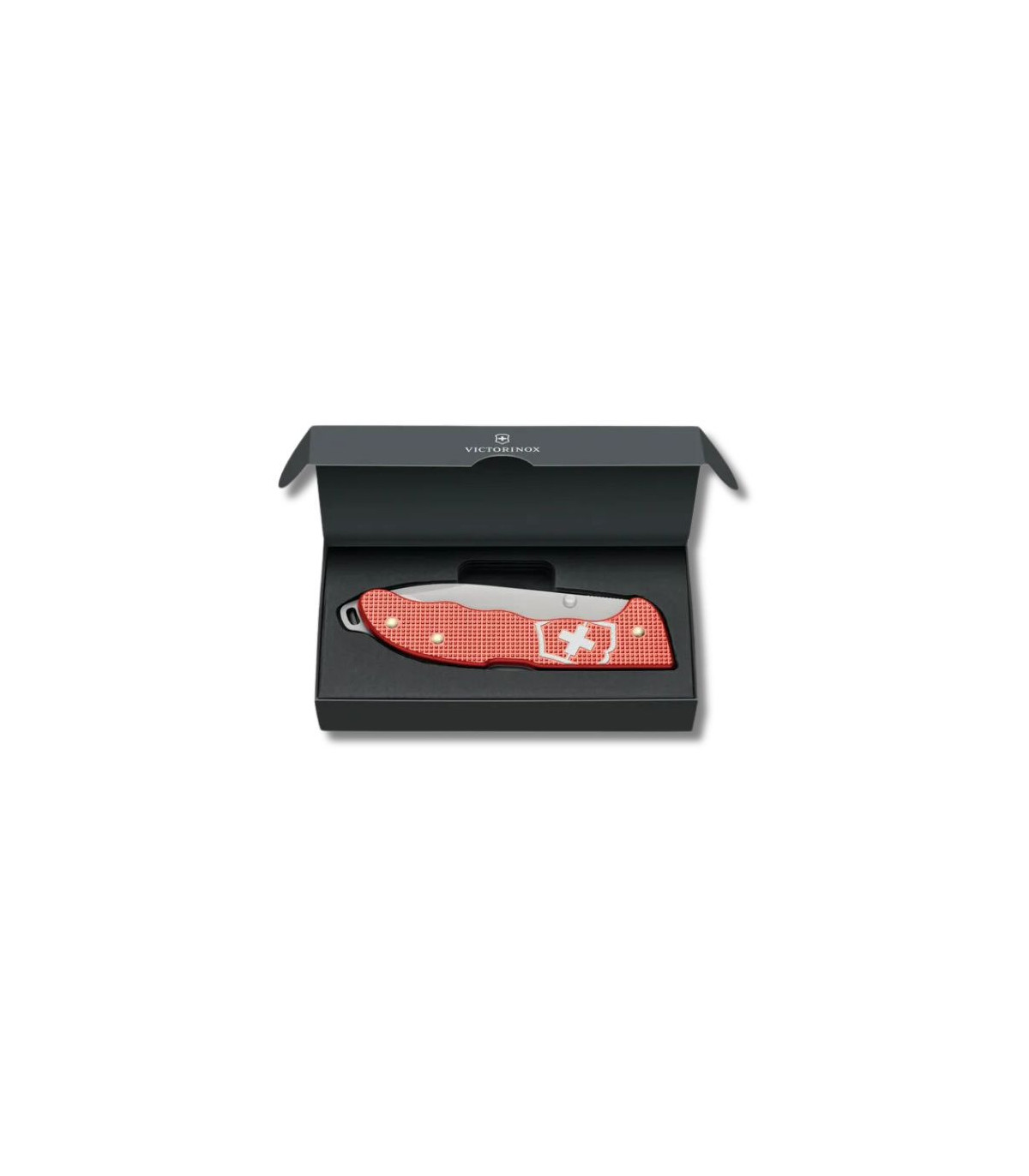 Navaja de AVENTURA "HUNTER PRO ALOX ESTRIADO ROJA EDICCION LIMITADA 2025" VICTORINOX 0.9415.L25B