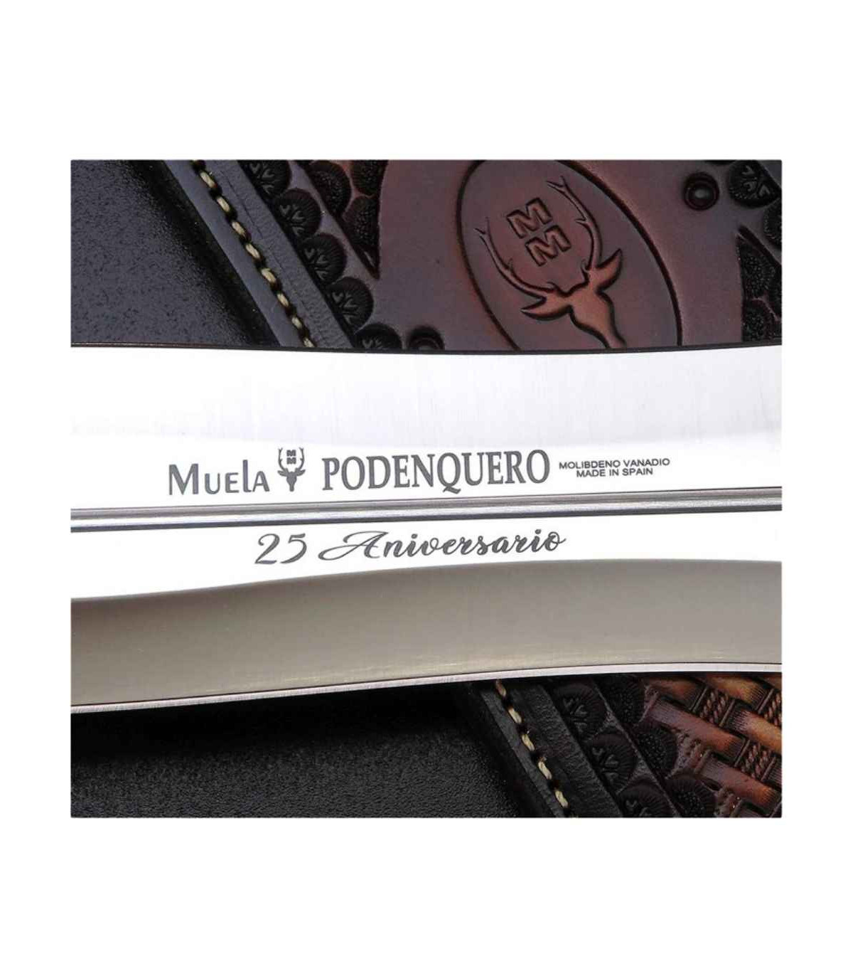 CUCHILLO DE REMATE "PODENQUERO TH 25 ANIVERSARIO " MUELA A
