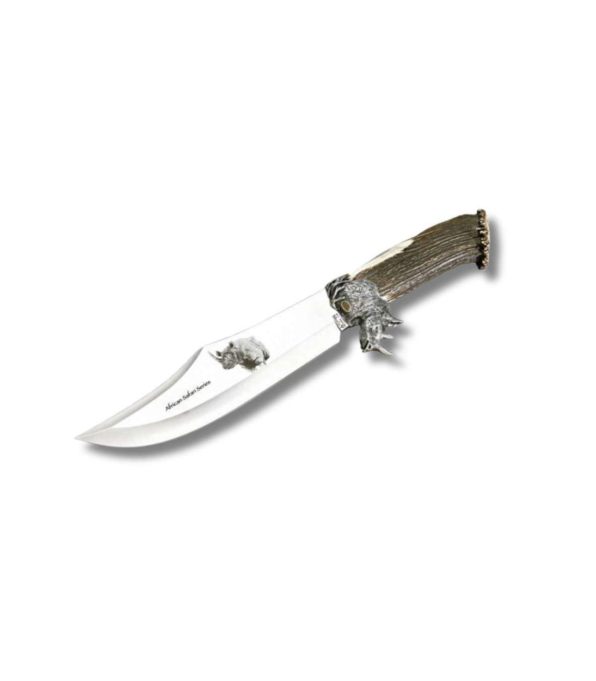 CUCHILLO DE LUJO "AFRICAN SAFARI SERIES RHINO"MUELA