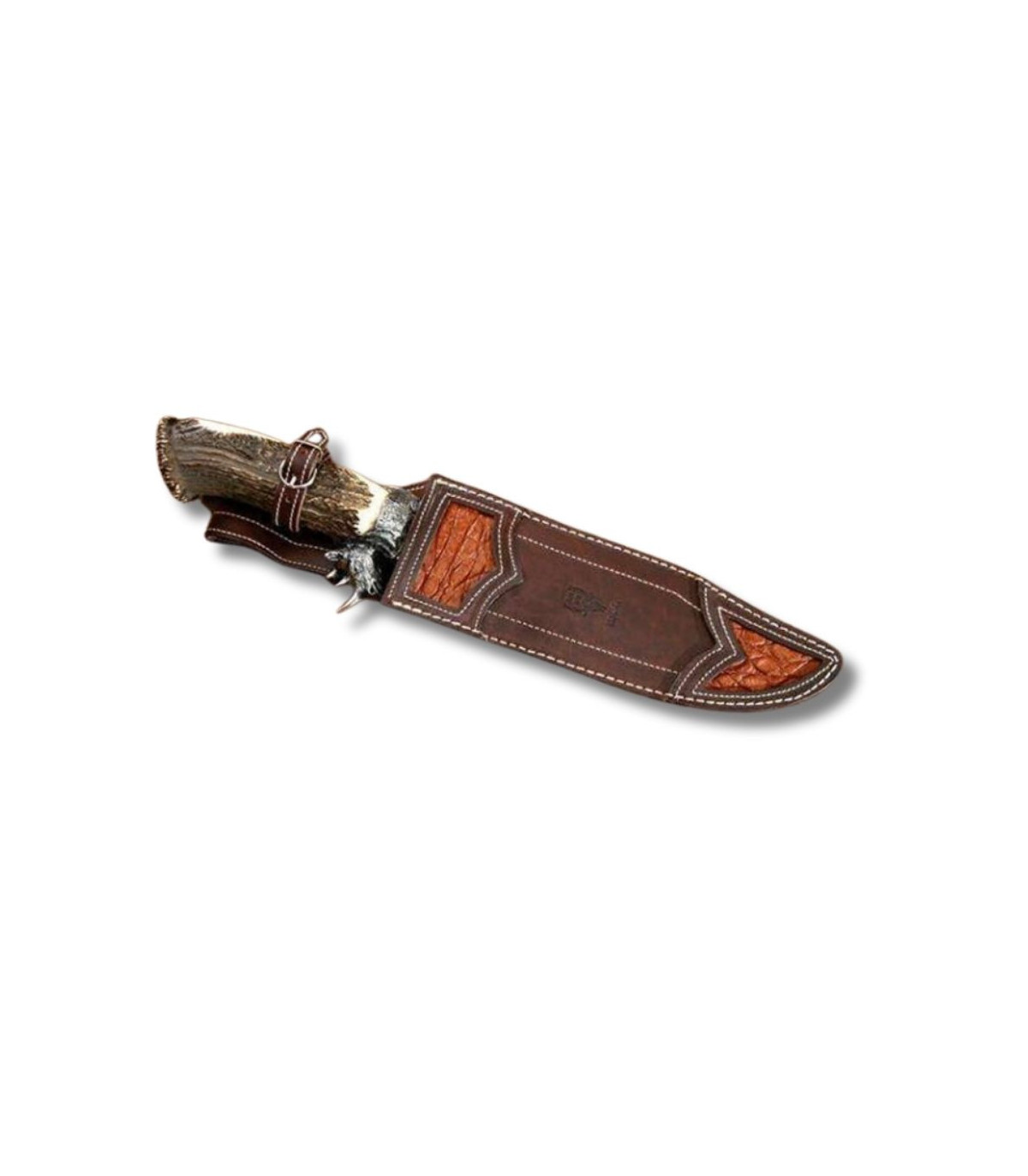 CUCHILLO DE LUJO "AFRICAN SAFARI SERIES RHINO"MUELA A