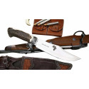 CUCHILLO DE LUJO "AFRICAN SAFARI SERIES RHINO"MUELA B