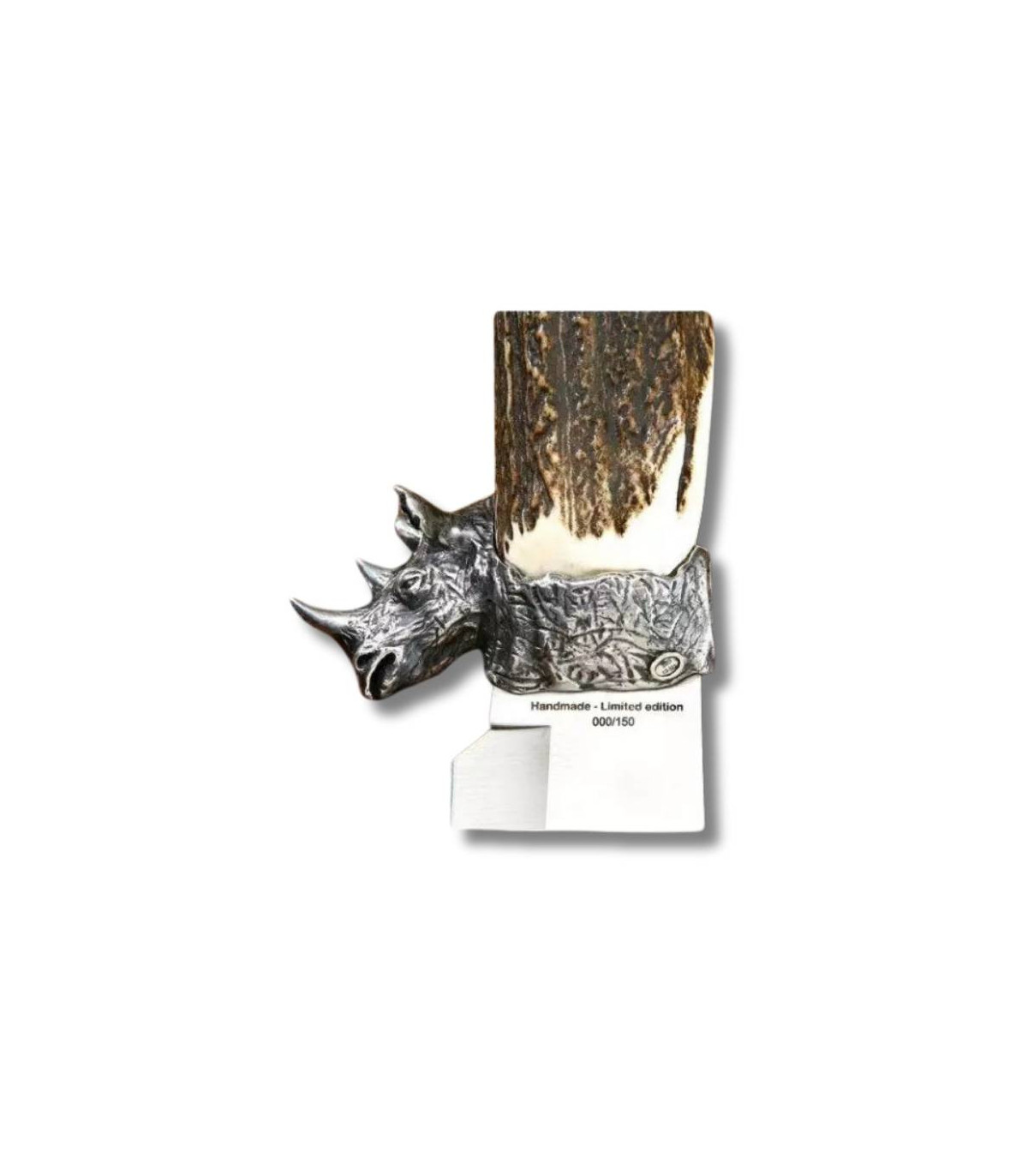 CUCHILLO DE LUJO "AFRICAN SAFARI SERIES RHINO"MUELA D