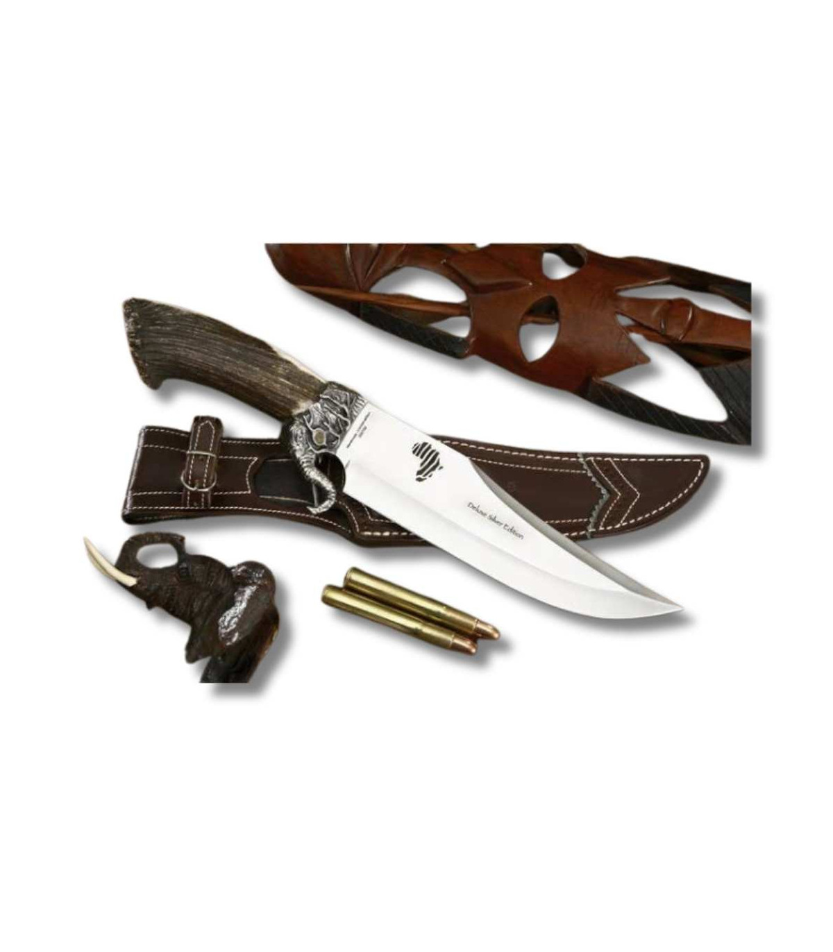 CUCHILLO DE LUJO "AFRICAN SAFARI SERIES ELEPHANT" MUELA A
