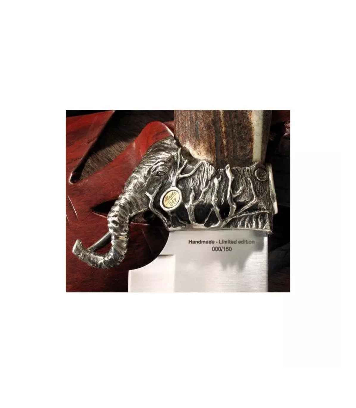 CUCHILLO DE LUJO "AFRICAN SAFARI SERIES ELEPHANT" MUELA B