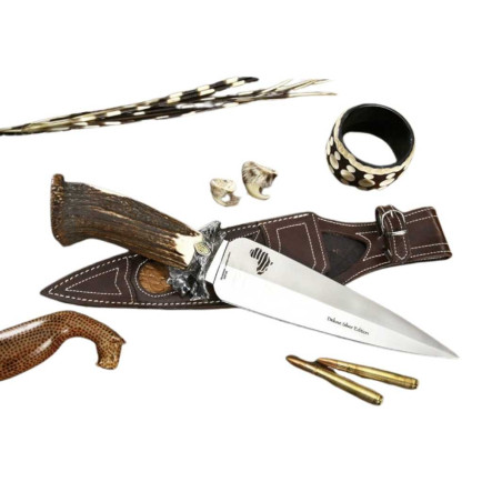 CUCHILLO DE LUJO "AFRICAN SAFARI SERIES LEOPARD" MUELA A
