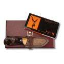 CUCHILLO DESOLLADOR DE LUJO "AFRICAN SAFARI SERIES KUDU" MUELA C