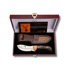 CUCHILLO DESOLLADOR DE LUJO "AFRICAN SAFARI SERIES KUDU" MUELA D
