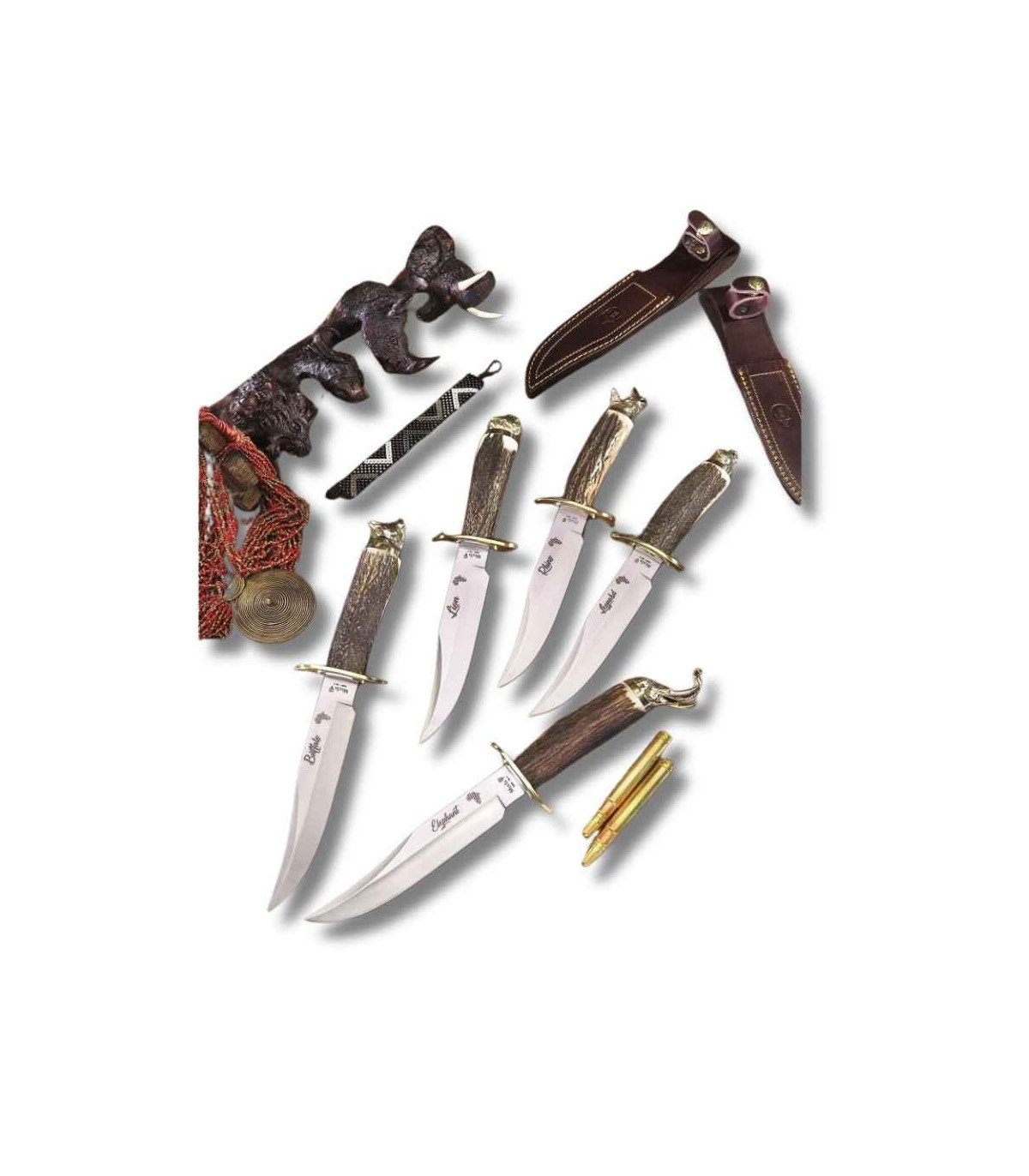 CUCHILLO DE MONTE "SERIE AFRICA LEON" MUELA D