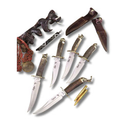 CUCHILLO DE MONTE "SERIE AFRICA LEOPARDO" MUELA D