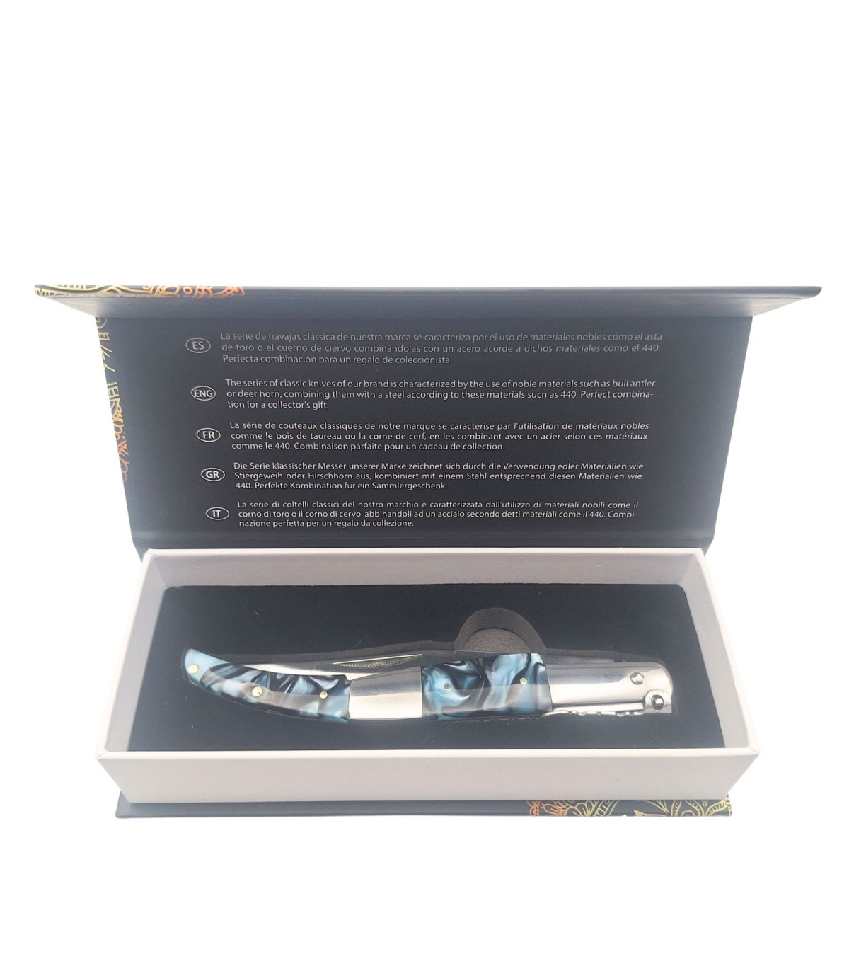 NAVAJA ARABE ACRILICO AZUL THIRD N53A D
