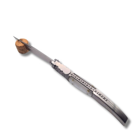 NAVAJA ARABE DE LUJO DECORADA ACRILICO BLANCO THIRD N49BD B