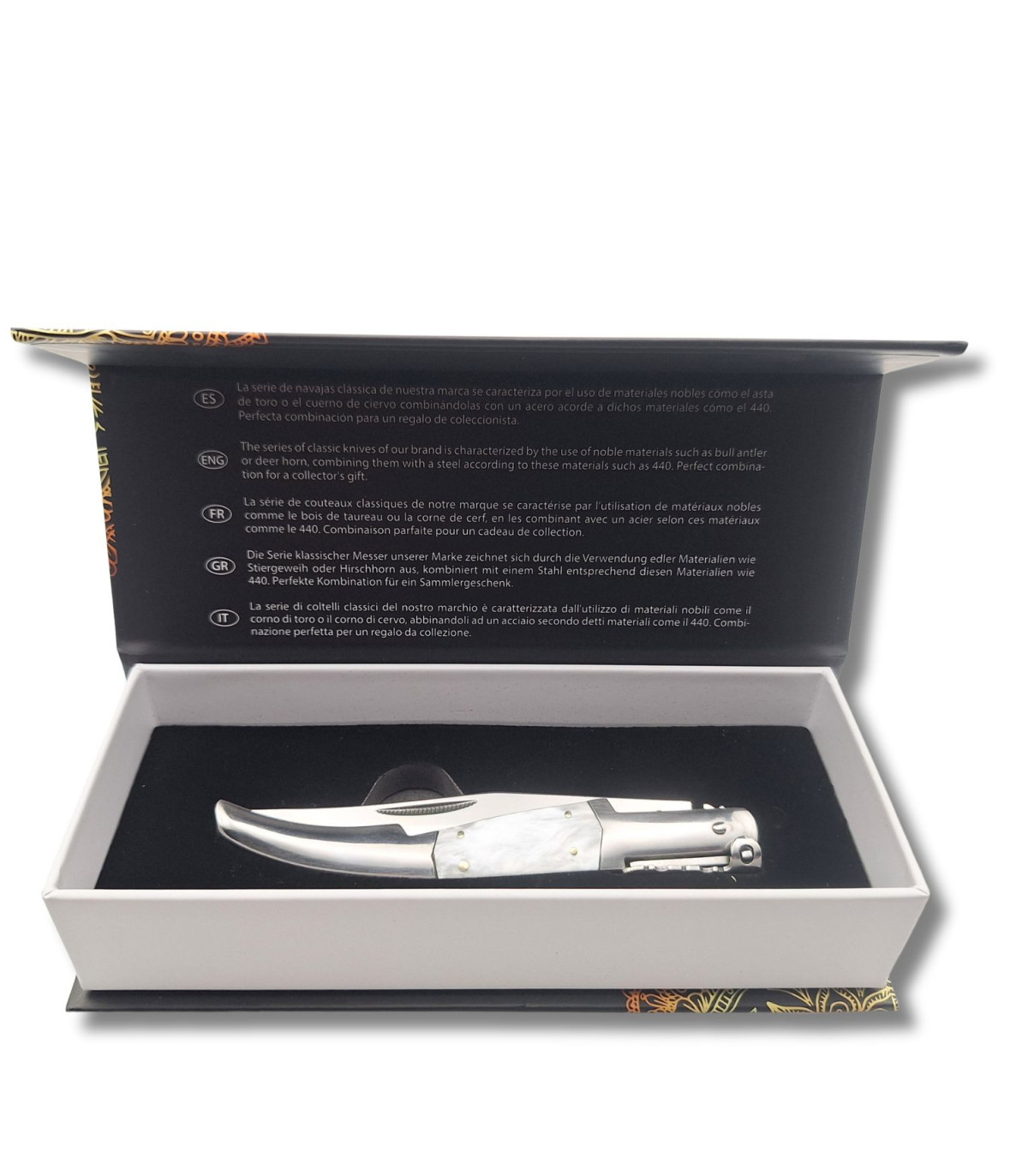 NAVAJA ARABE DE LUJO ACRILICO BLANCO THIRD N49B D