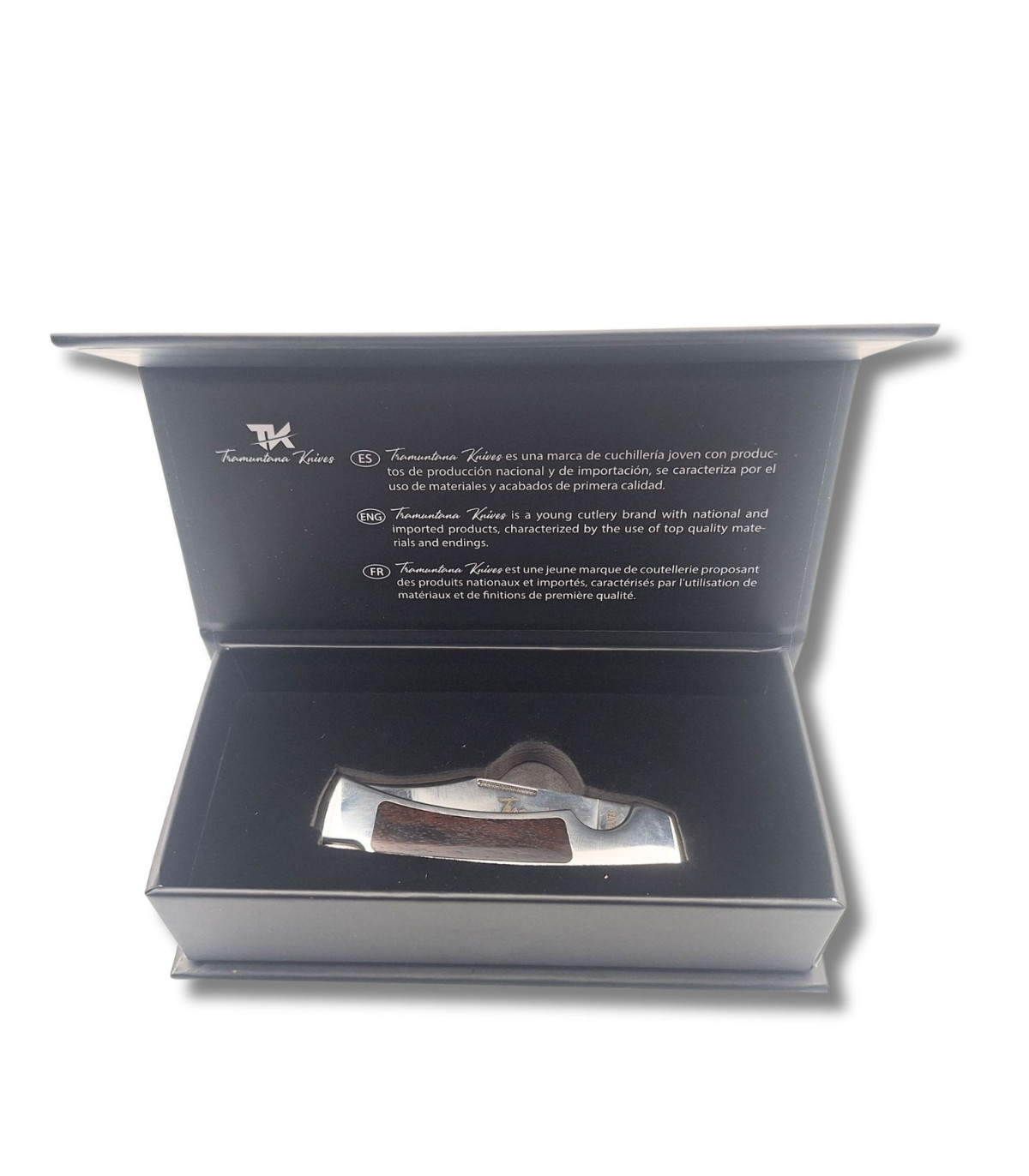 NAVAJA DE BOLSILLO "GRAN DANES EBANO" TRAMUNTANA KNIVES N93E D
