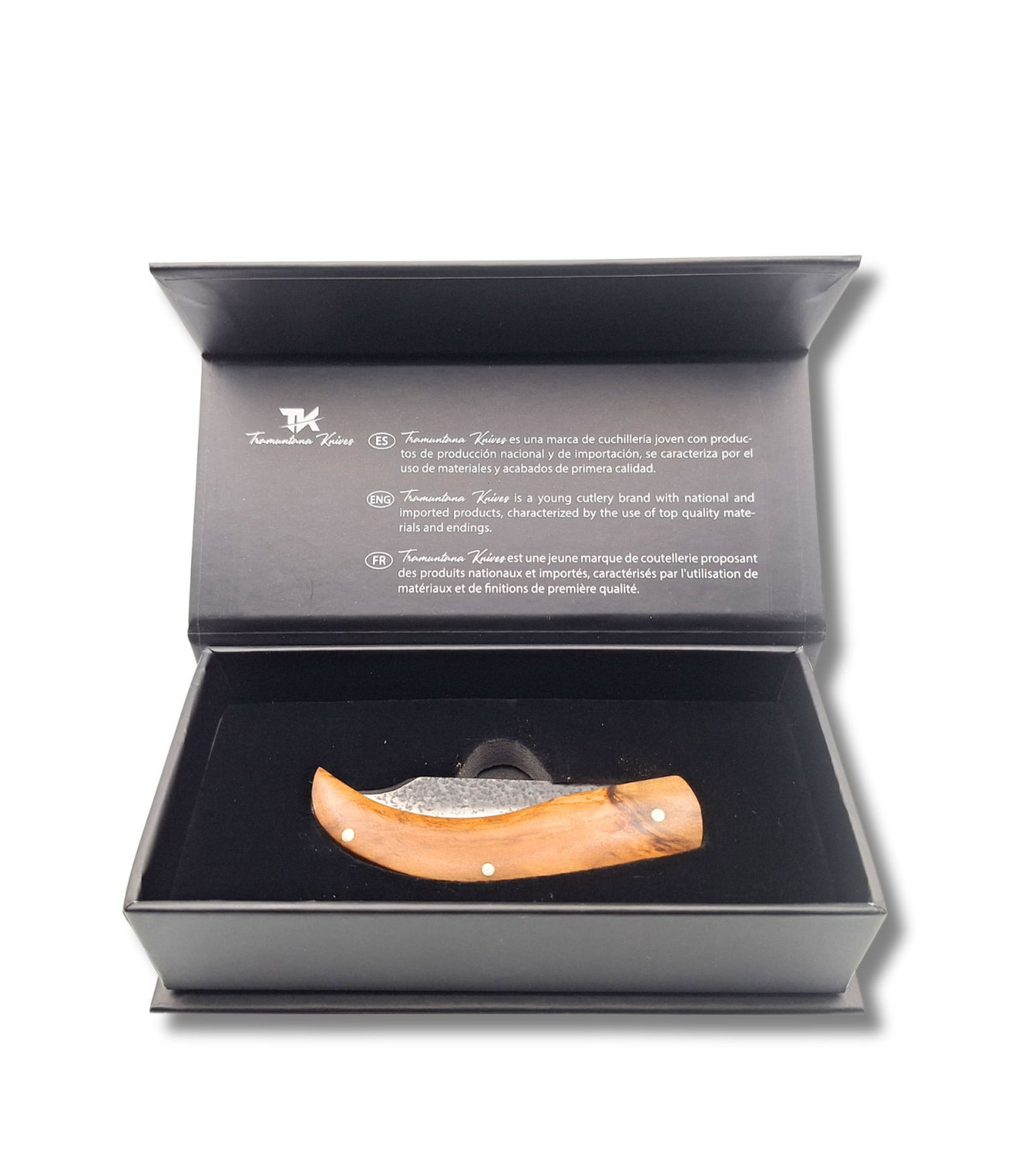 NAVAJA DE BOLSILLO "RUSTICA OLIVO" TRAMUNTANA KNIVES N91O D