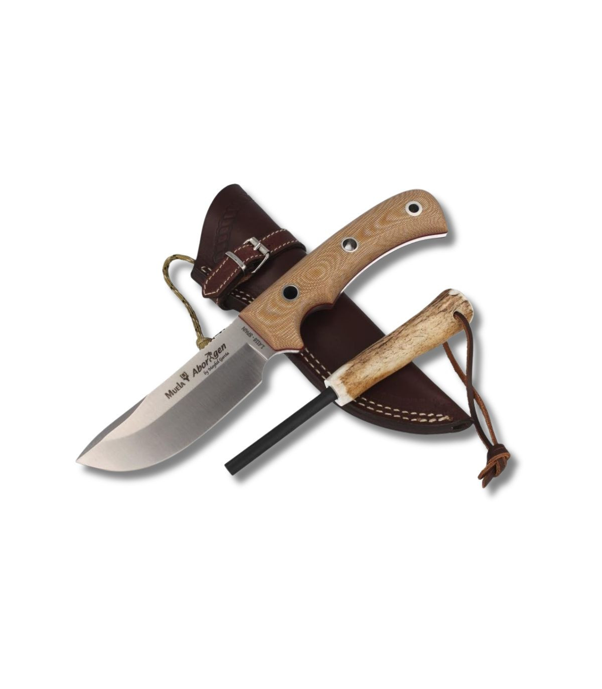CUCHILLO ENTERIZO DE CAZA "ABORIGEN-12D" MUELA A