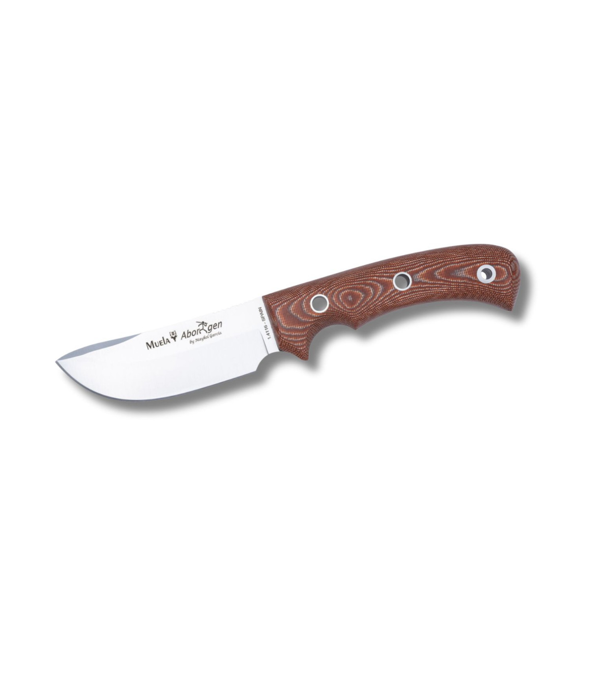 CUCHILLO ENTERIZO DE CAZA "ABORIGEN-12C" MUELA