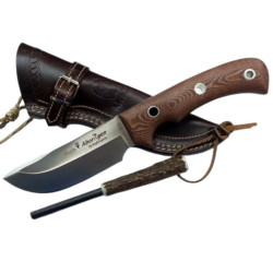 CUCHILLO ENTERIZO DE CAZA "ABORIGEN-12C" MUELA A