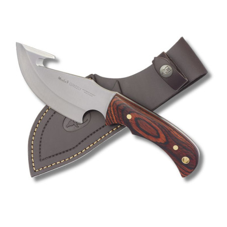 CUCHILLO ENTERIZO DESOLLADOR "GRIZZLY-12R" MUELA A