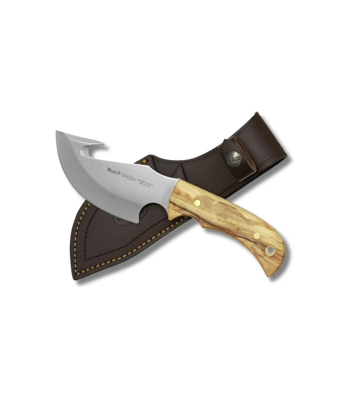 CUCHILLO ENTERIZO DESOLLADOR "GRIZZLY-12OL" MUELA A