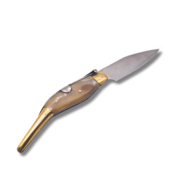 NAVAJA ARTESANA ESPADA TORO R.BUSTOS 22 A