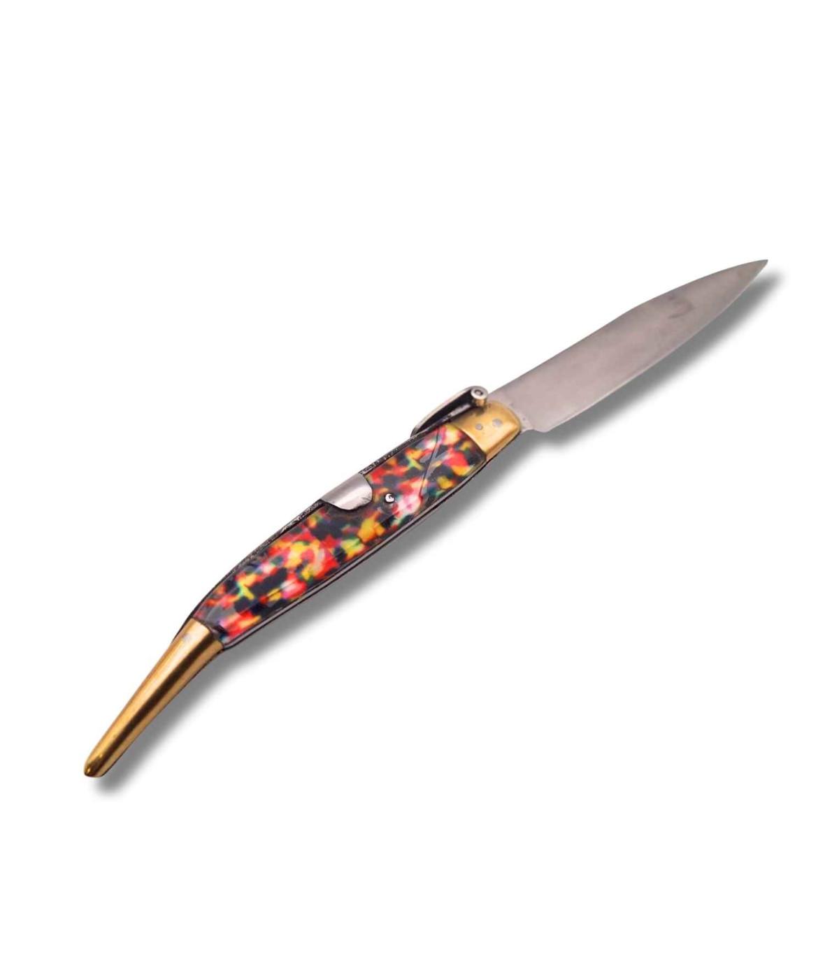 NAVAJA ARTESANA ESPADA IMPRESION DE PISTO R.BUSTOS 2 A