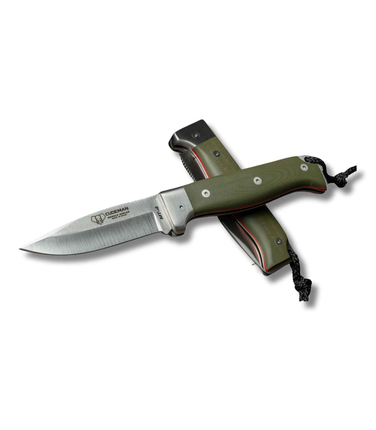NAVAJA DE SUPERVIVENCIA "MT-4 G10 VERDE" CUDEMAN 384GVF