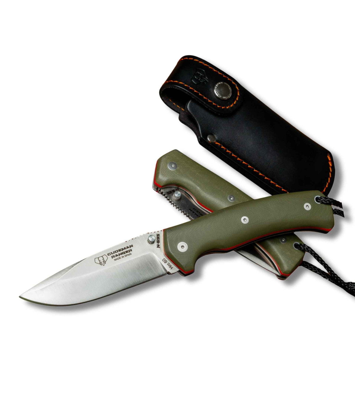 NAVAJA DE SUPERVIVENCIA "RANGER G10 VERDE" CUDEMAN 327GVF