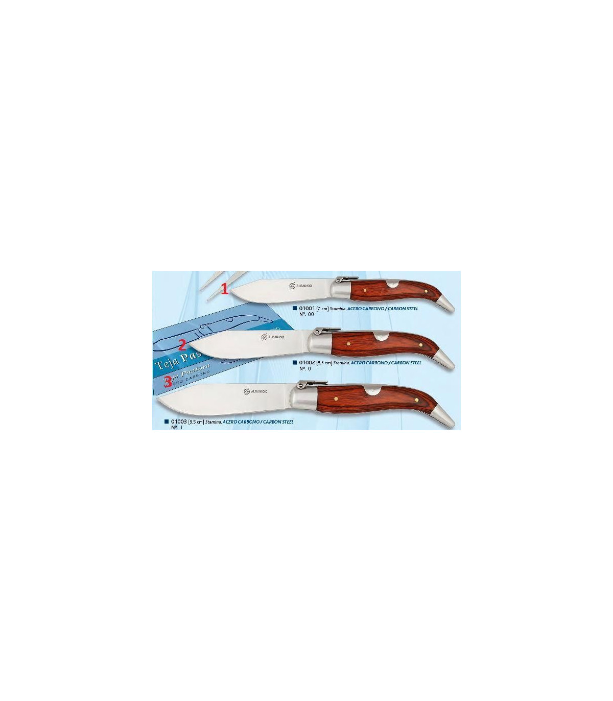 Navaja teja pastora Carbono MARTINEZ ALBAINOX por 9,20 €