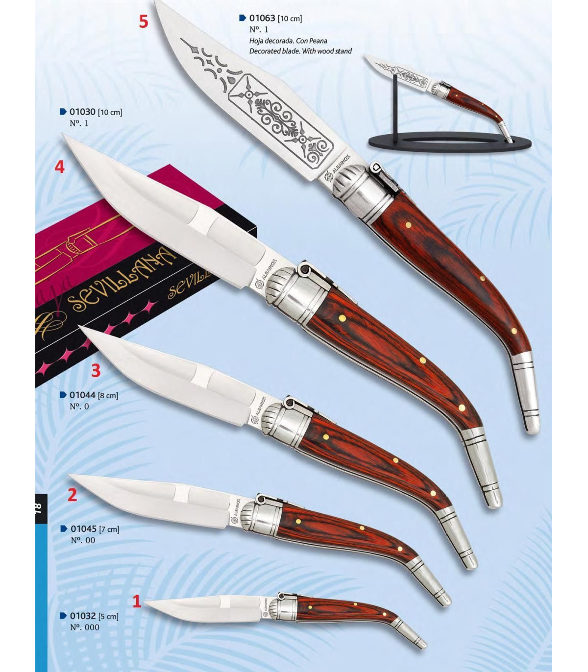 Navaja sevillana madera MARTINEZ ALBAINOX por 9,00 €