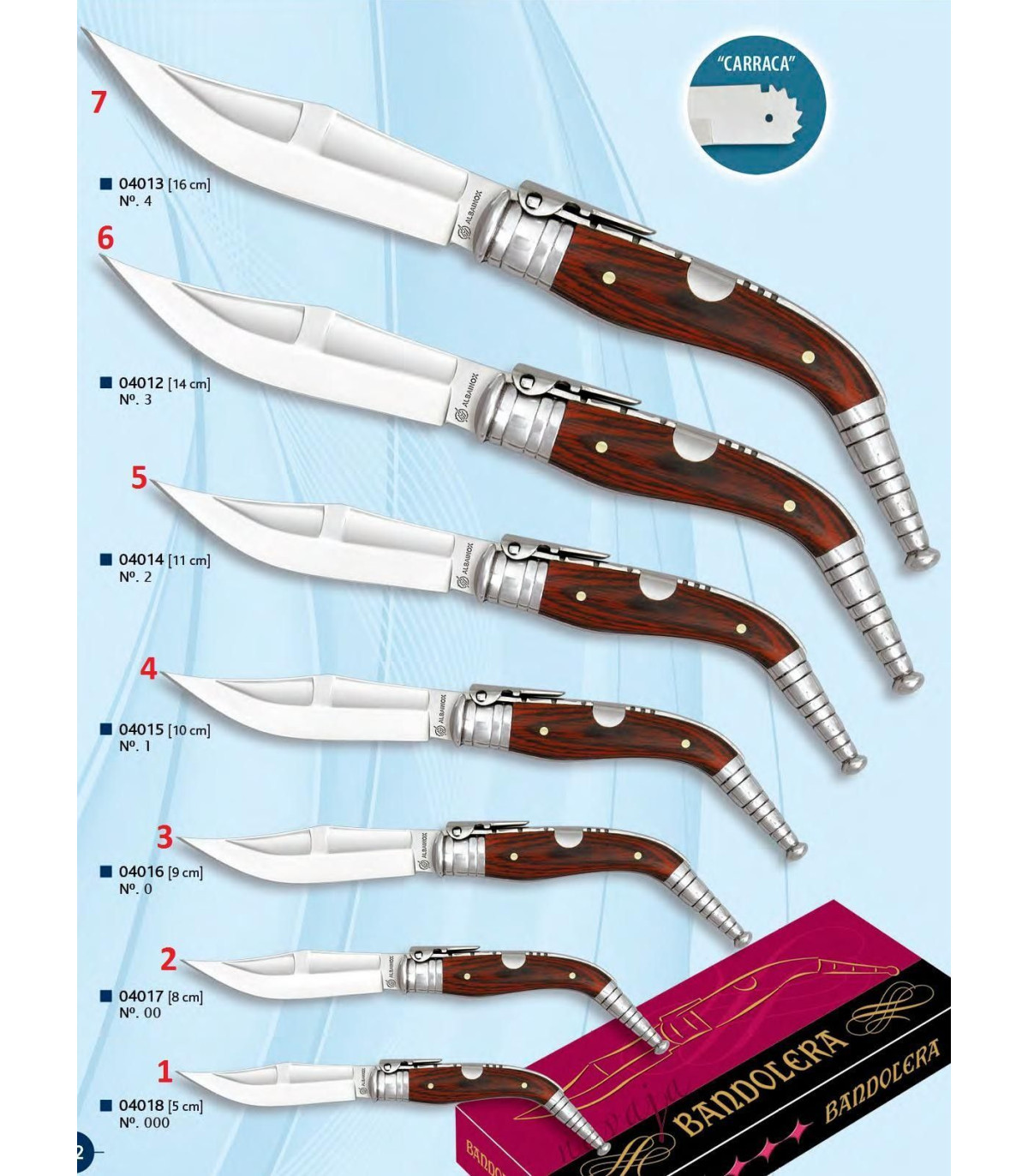 Navaja bandolera madera MARTINEZ ALBAINOX por 11,20 €