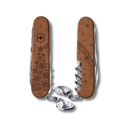 Navaja multiusos " Climber Wood Winter Magic edicion limitada 2025" VICTORINOX 1.3701.63E1 A