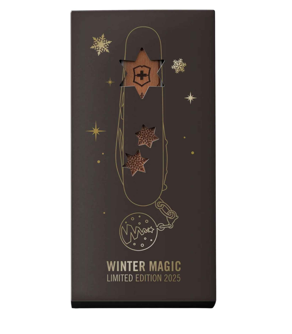 Navaja multiusos " Climber Wood Winter Magic edicion limitada 2025" VICTORINOX 1.3701.63E1 B