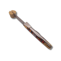 VNAVAJA ARTESANA MACHETE LATON IMPRESION DE PISTO R.BUSTOS 1 B
