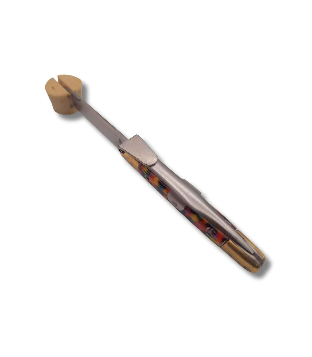 VNAVAJA ARTESANA MACHETE LATON IMPRESION DE PISTO R.BUSTOS 1 B
