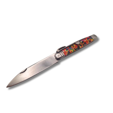 NAVAJA ARTESANA MACHETE IMPRESION DE PISTO R.BUSTOS 1