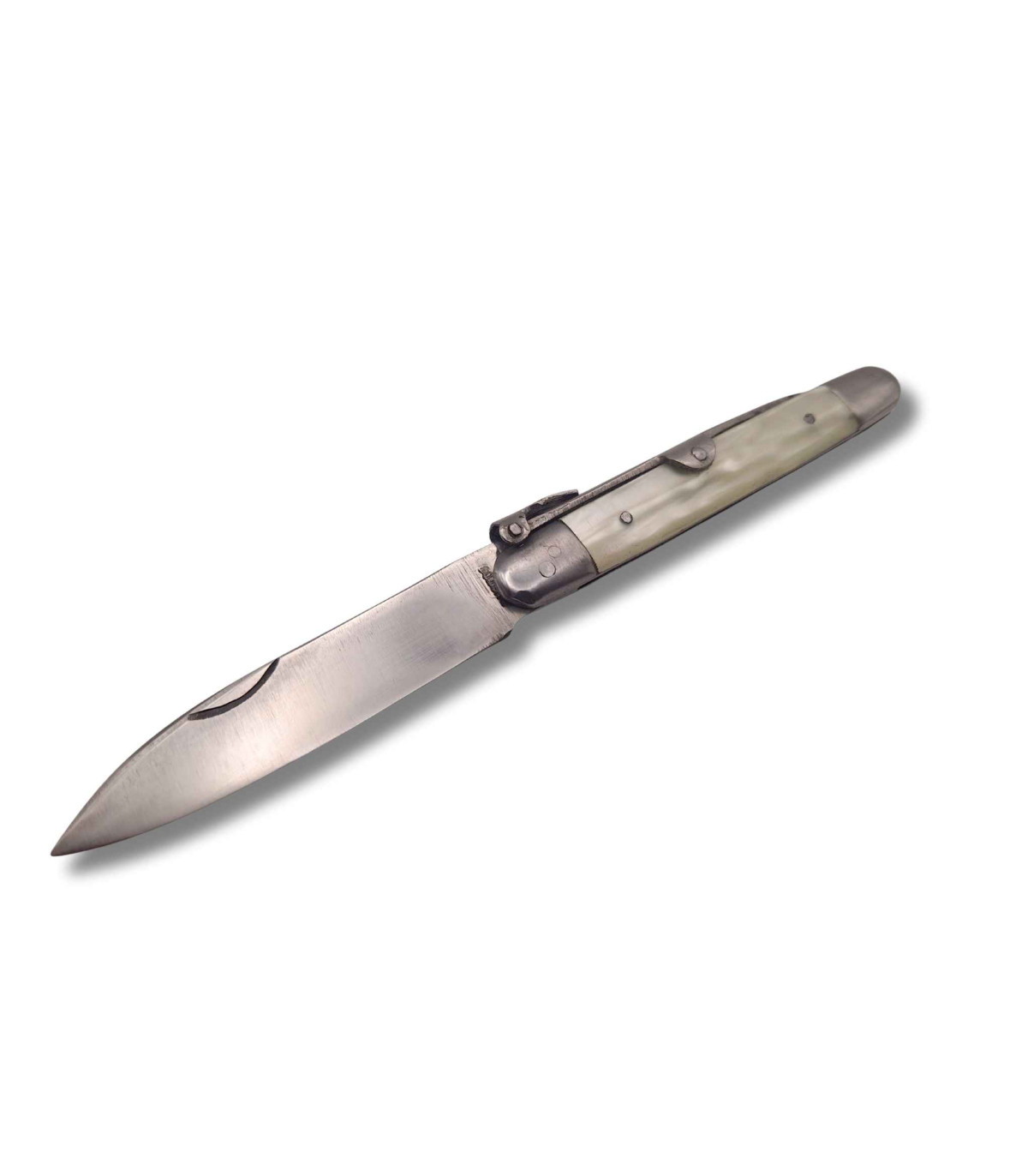 NAVAJA ARTESANA MACHETE NACARINA BLANCA R.BUSTOS 1