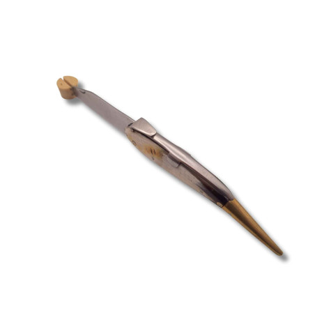 NAVAJA ARTESANA ESPADA TORO R.BUSTOS 25 B