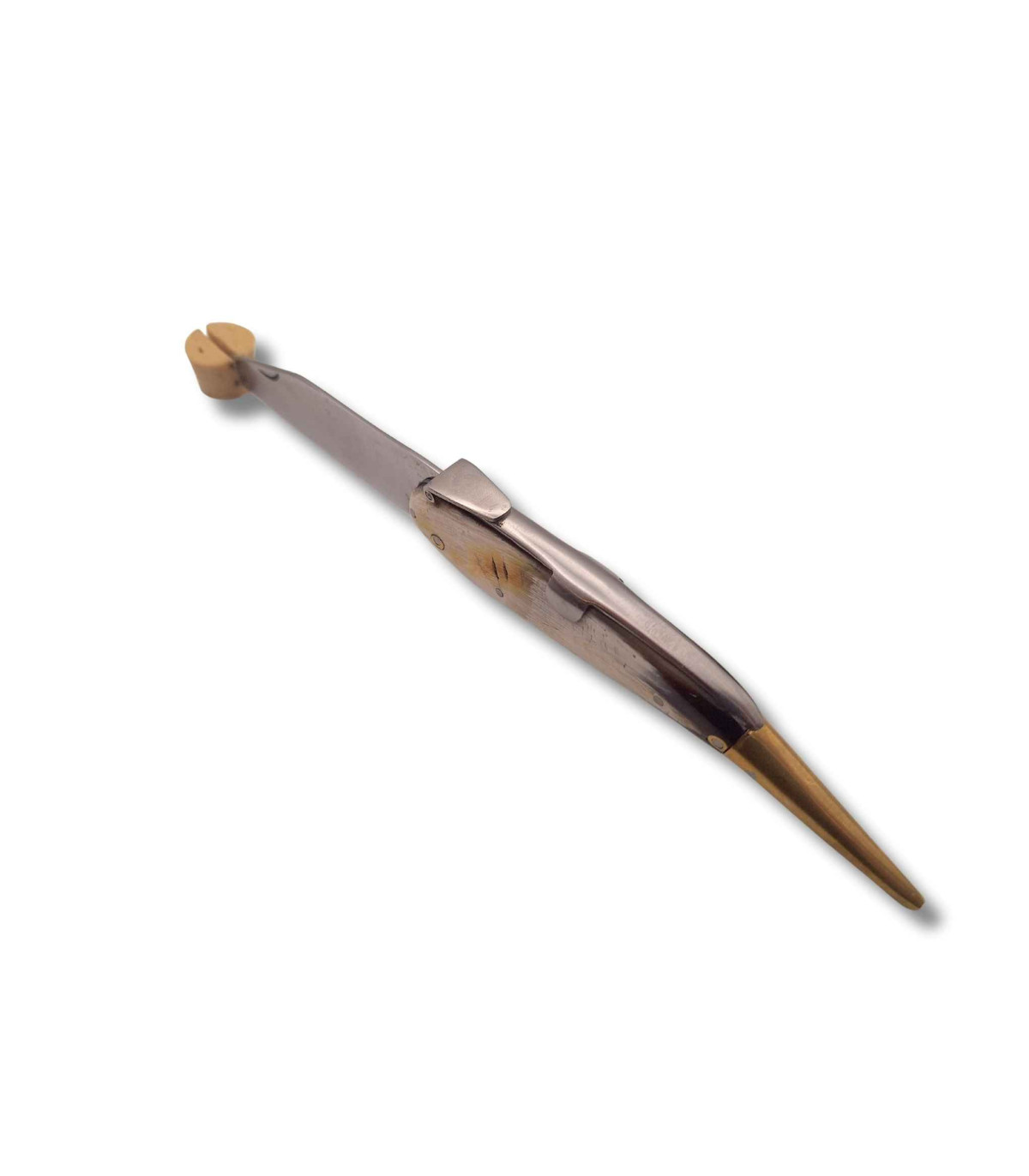 NAVAJA ARTESANA ESPADA TORO R.BUSTOS 25 B