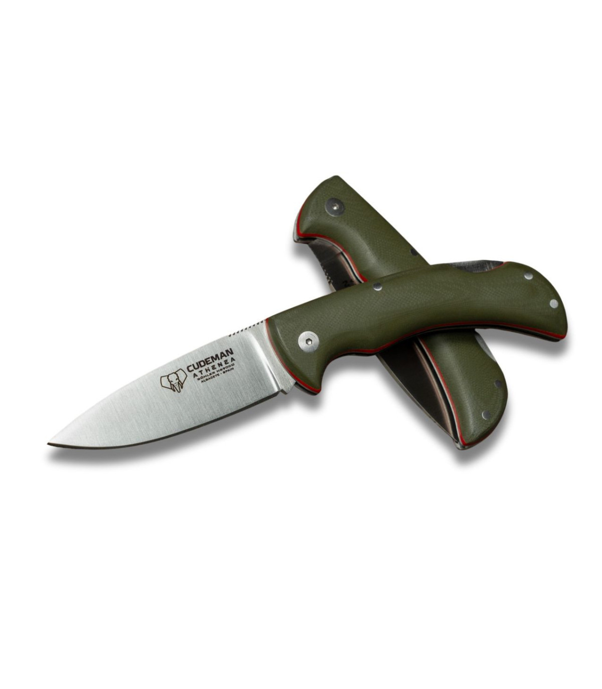 NAVAJA DE BOLSILLO "ATHENEA G10 VERDE" CUDEMAN 345GV