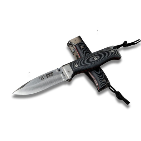 NAVAJA DE AVENTURA "MT-6 MICARTA GRIS" CUDEMAN