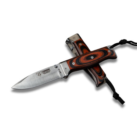 NAVAJA DE AVENTURA "MT-6 MICARTA ROJIZA" CUDEMAN