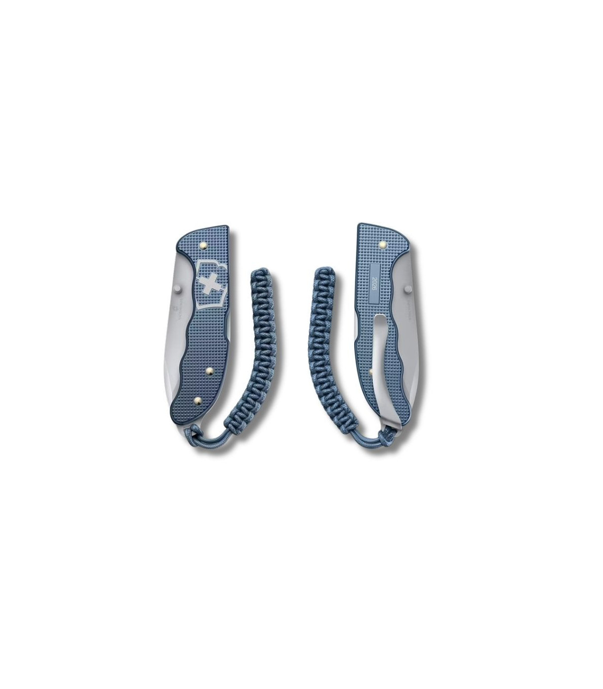 Navaja de AVENTURA "EVOQUE ALOX ESTRIADO A EDICCION LIMITADA 2025" VICTORINOX 0.9415.L26ZUL A
