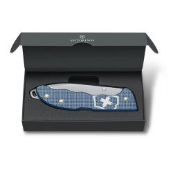 Navaja de AVENTURA "EVOQUE ALOX ESTRIADO A EDICCION LIMITADA 2025" VICTORINOX 0.9415.L26ZUL B