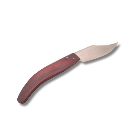 Navaja curva "MADERA PRENSADA CORAL" CALERO CMPCO-7 A